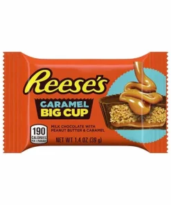 Reese’s Big Cup Caramel, coppetta di cioccolato burro d’arachidi e caramello 39g