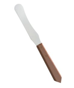 SPATOLA STENDI CERA curva in acciaio inox