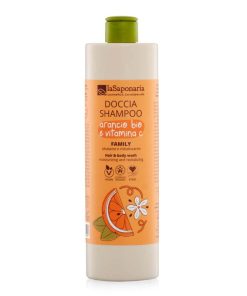 Doccia Shampoo Family Arancio Bio e Vitamina C – La Saponaria
