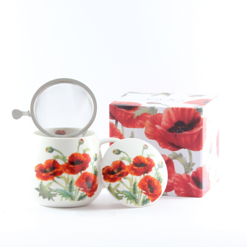 Mug o tazza “I Papaveri” in porcellana – I Meridiani - immagine 2